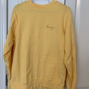 Brandy Melville “honey” crewneck